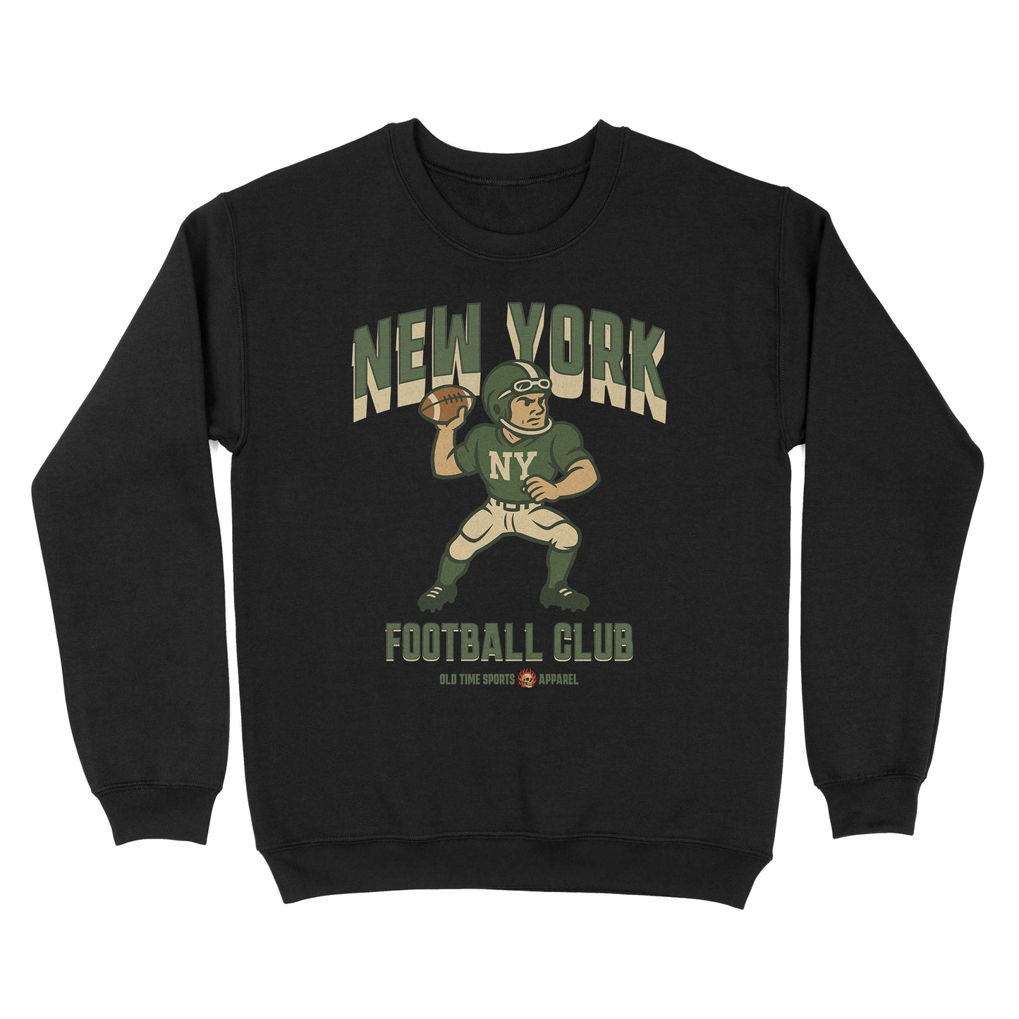 NYJ Football Club Basic Crewneck - Old Time Sports