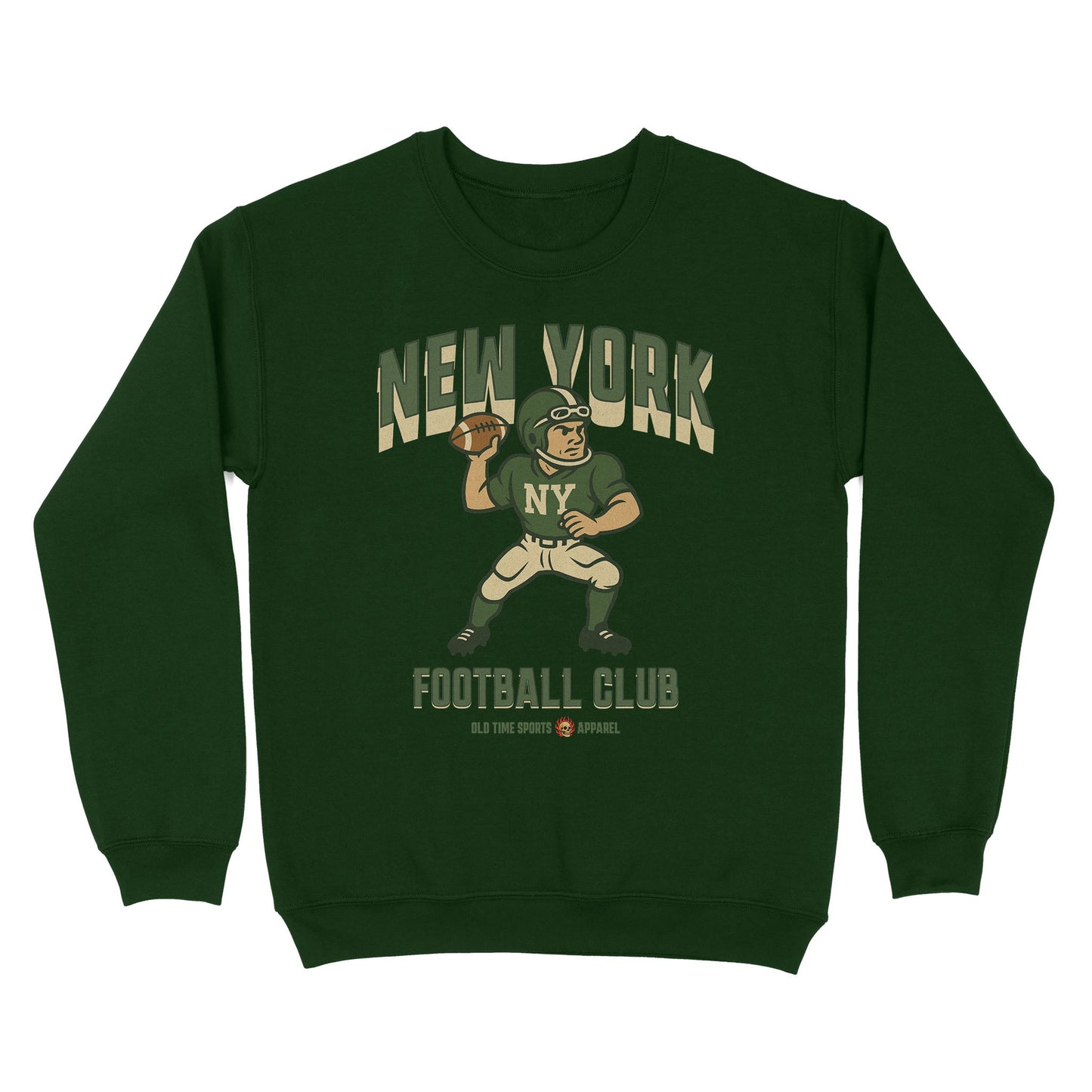 NYJ Football Club Basic Crewneck - Old Time Sports