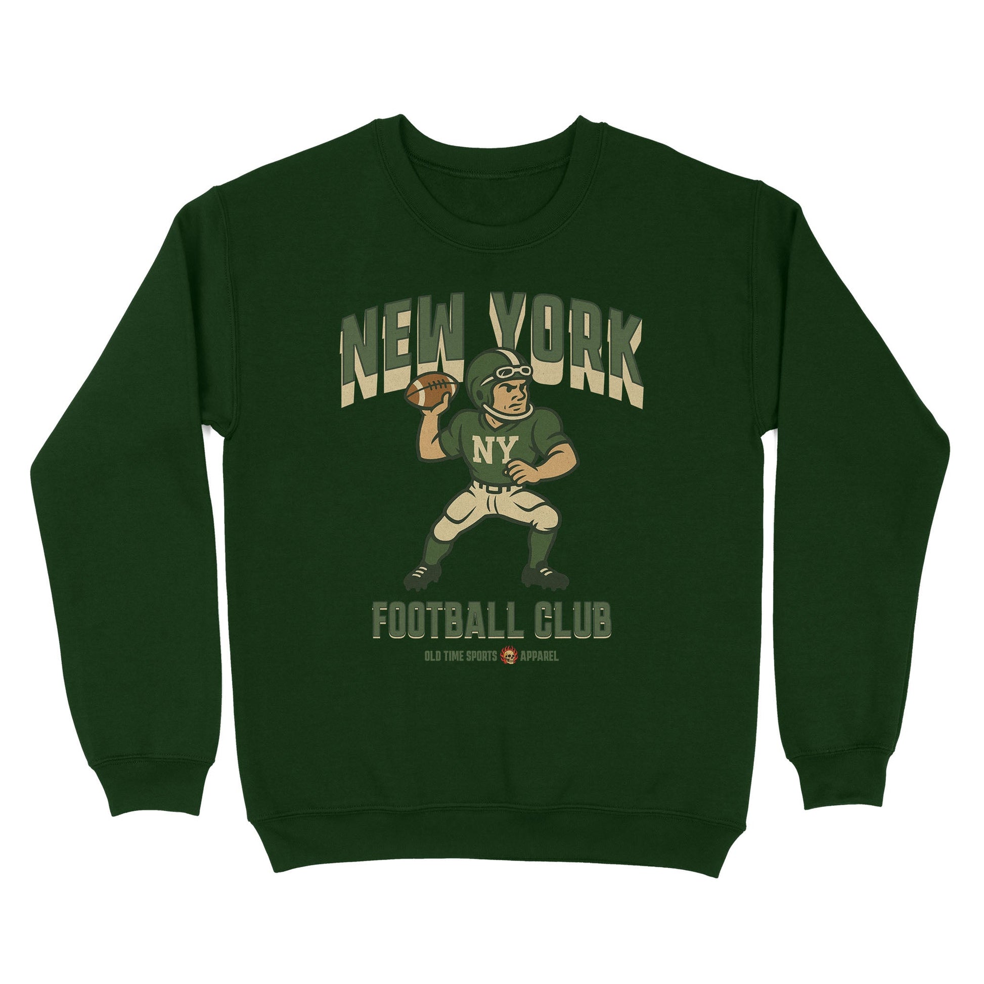 NYJ Football Club Basic Crewneck - Old Time Sports