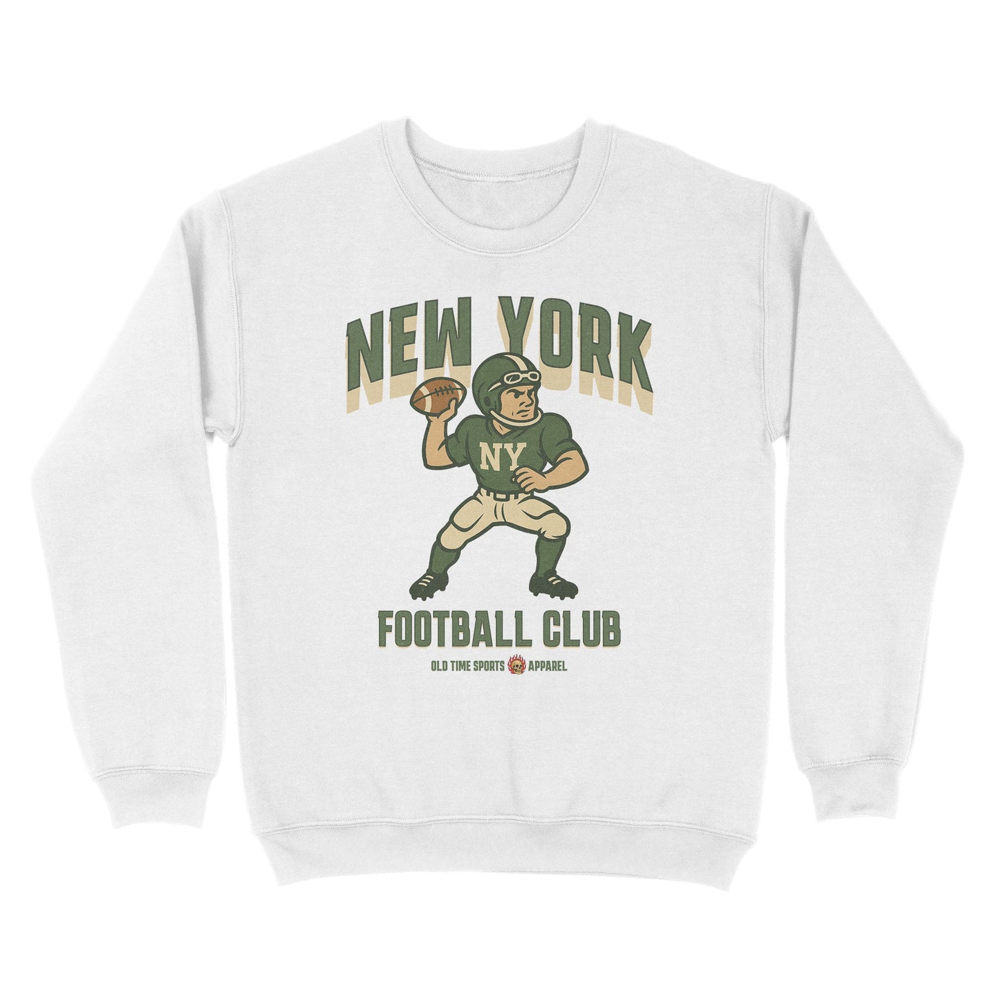NYJ Football Club Basic Crewneck - Old Time Sports
