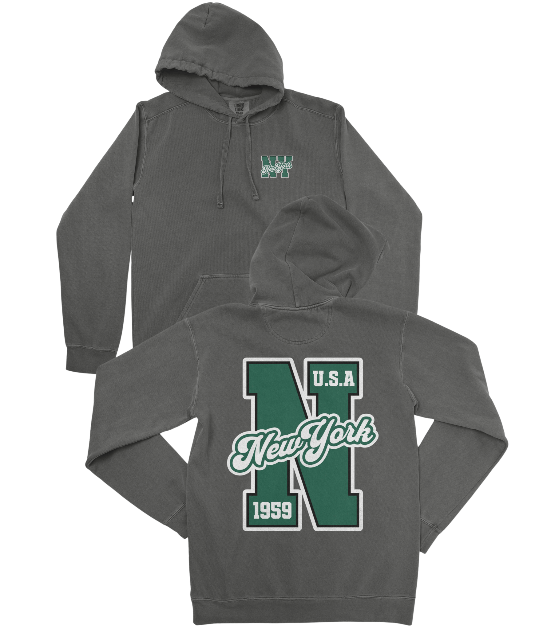 NYJ Football Premium Hoodie - Old Time Sports