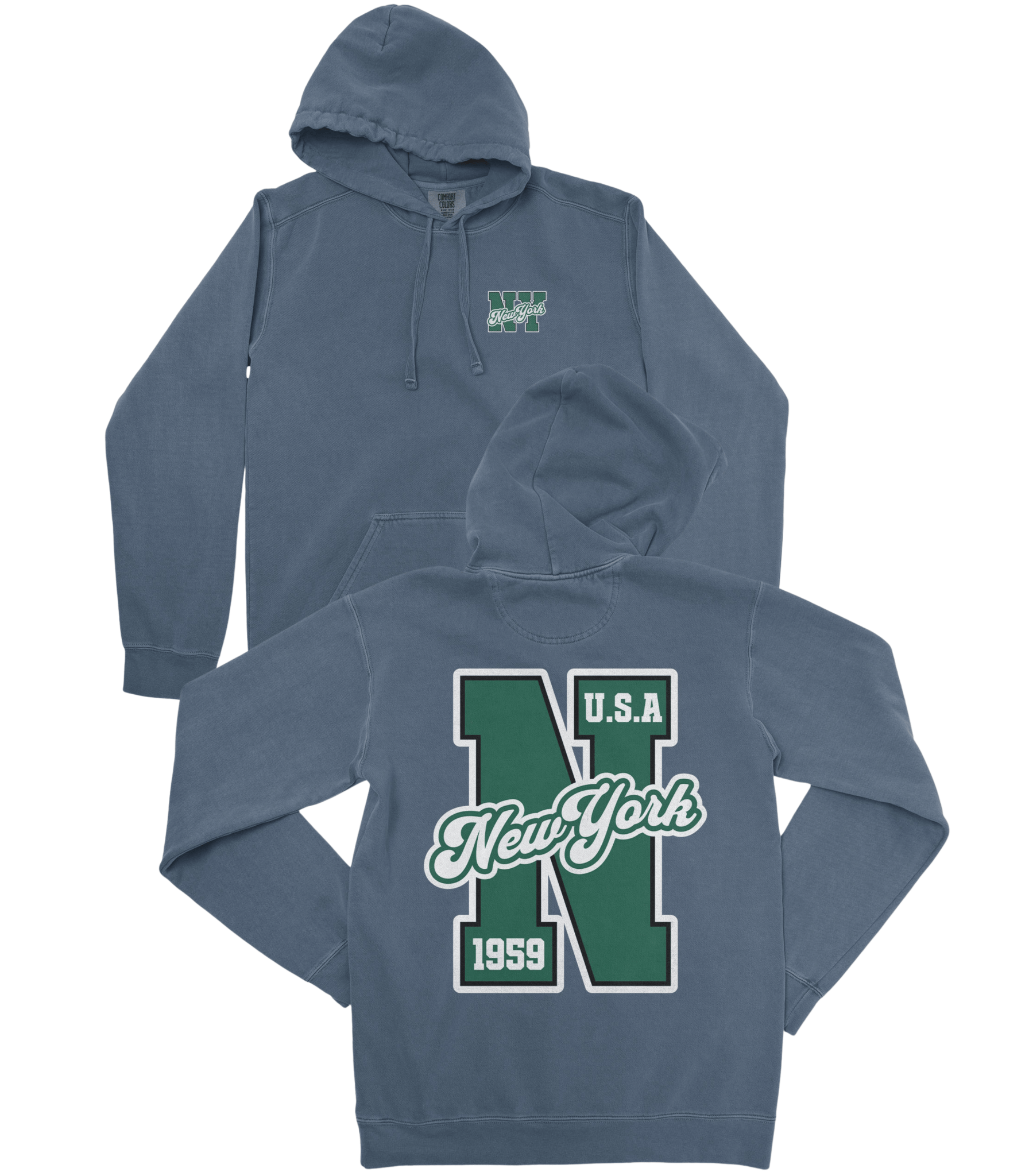 NYJ Football Premium Hoodie - Old Time Sports