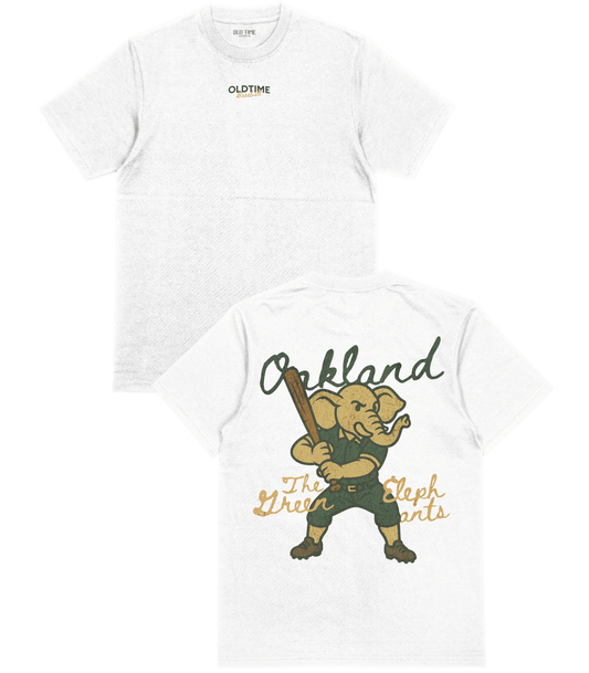 OAK Green Elephants T-Shirt - Old Time Sports