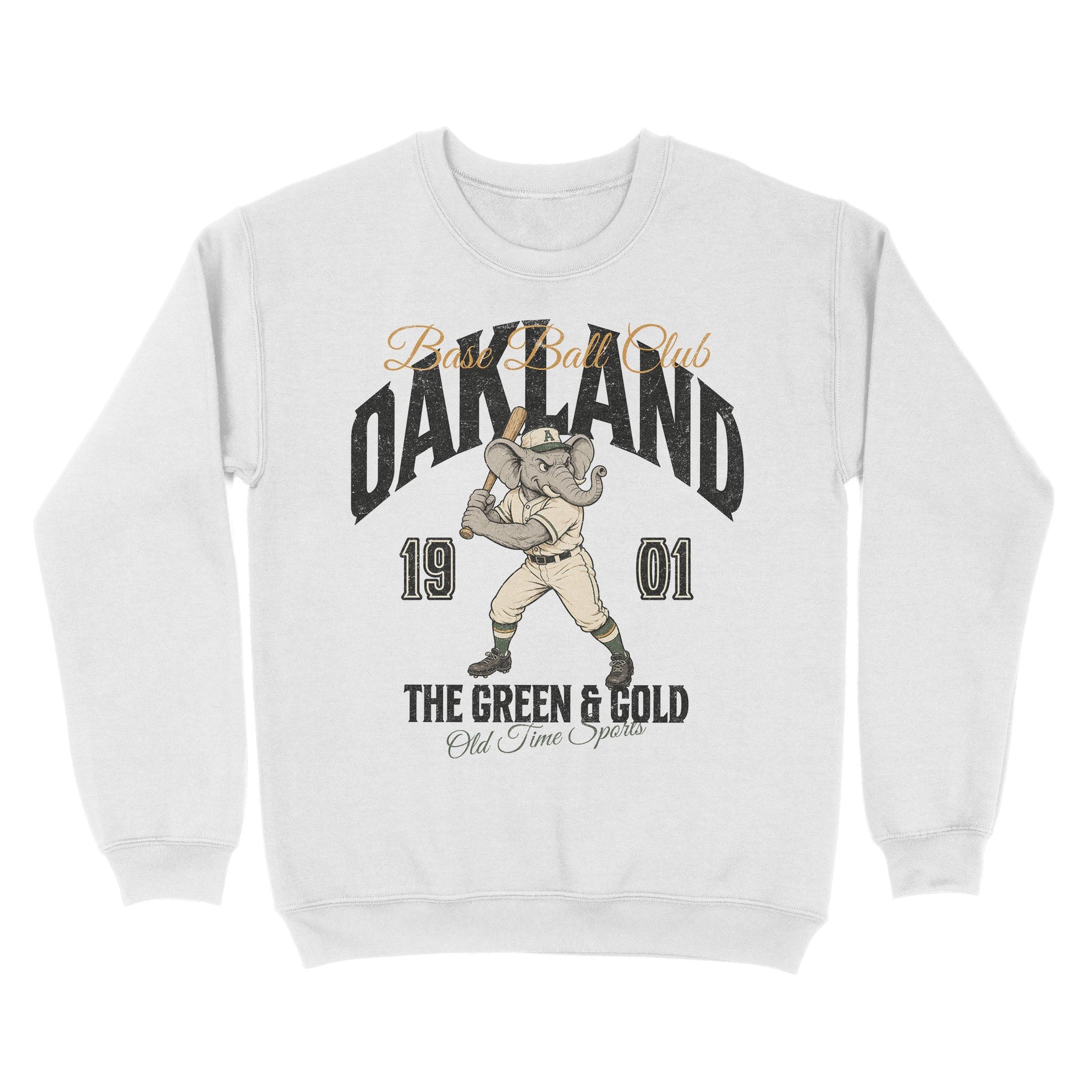 Oakland Base Ball Club Basic Crewneck - Old Time Sports