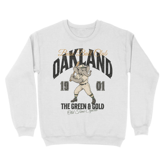 Oakland Base Ball Club Basic Crewneck - Old Time Sports