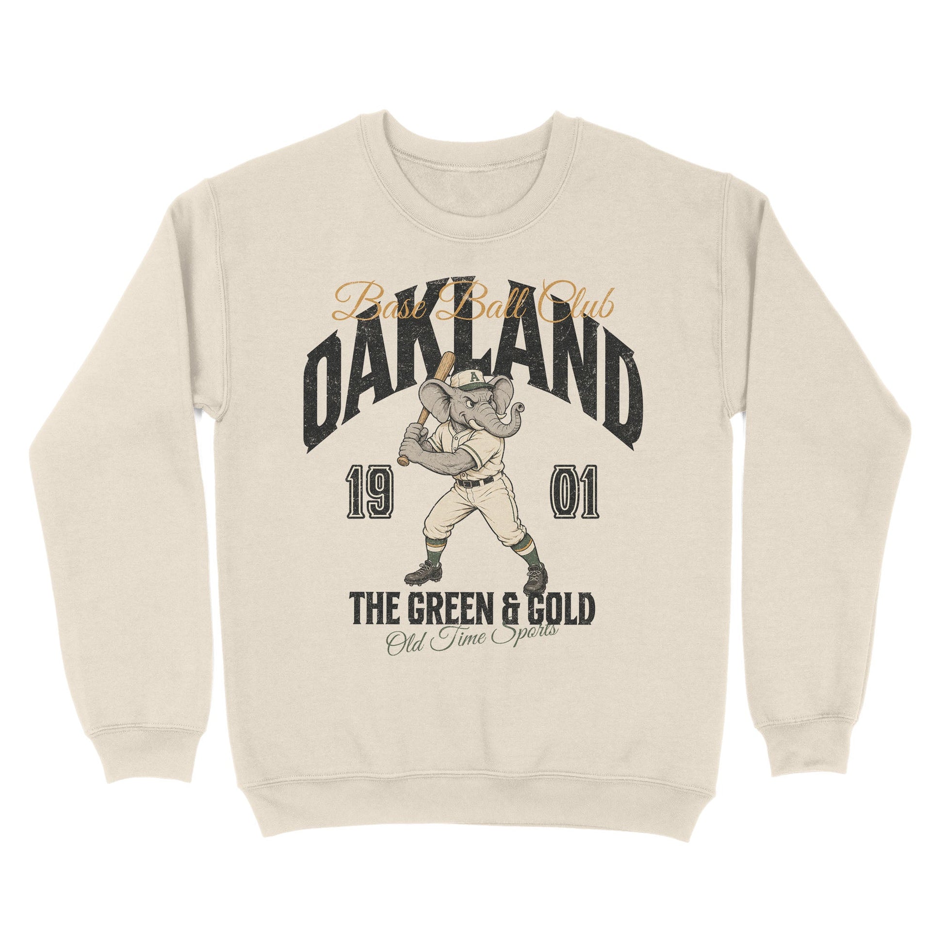 Oakland Base Ball Club Basic Crewneck - Old Time Sports