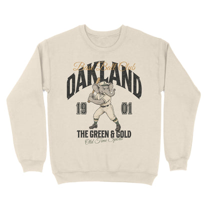 Oakland Base Ball Club Basic Crewneck - Old Time Sports
