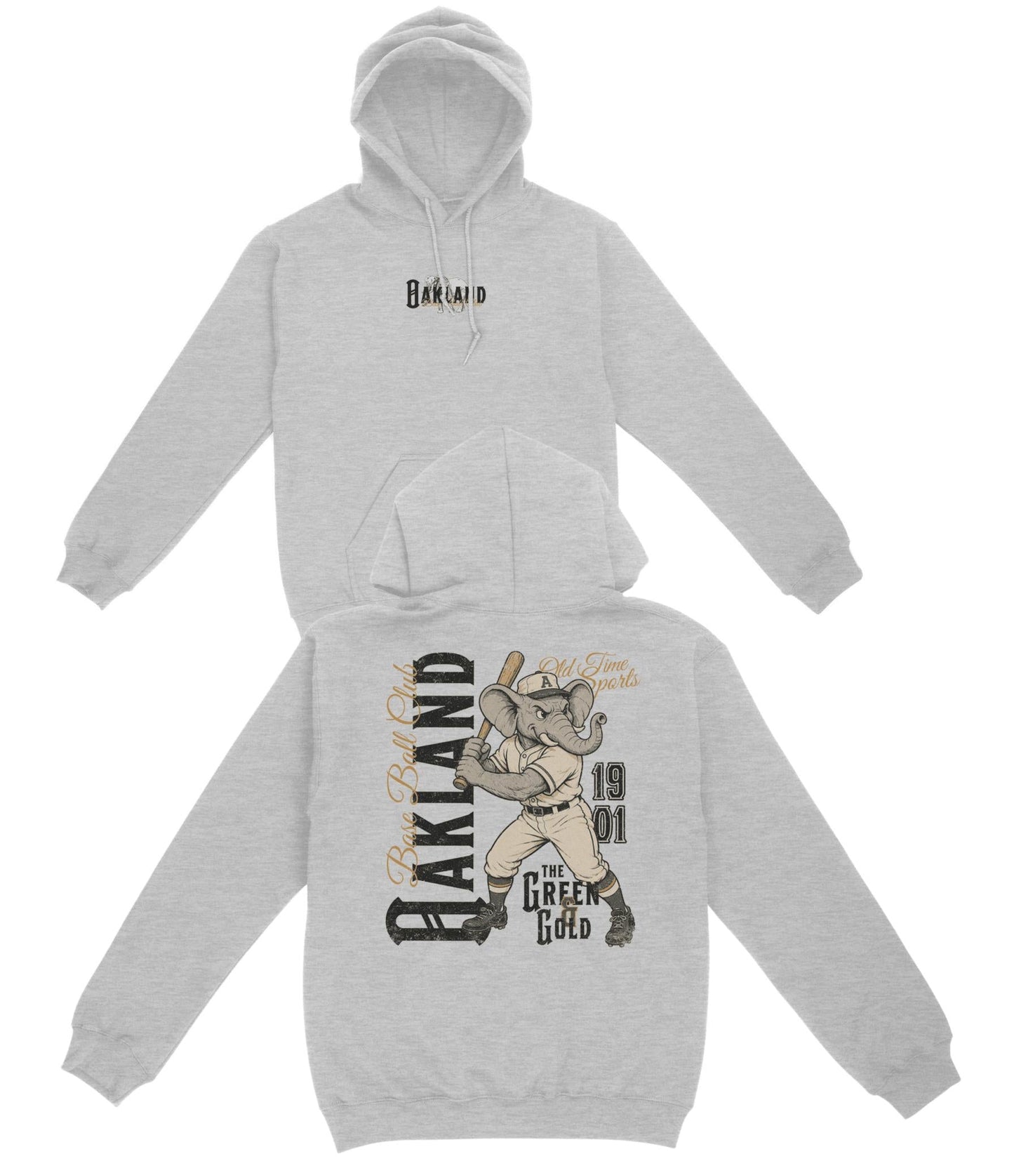 Oakland Base Ball Club Basic Hoodie - Old Time Sports