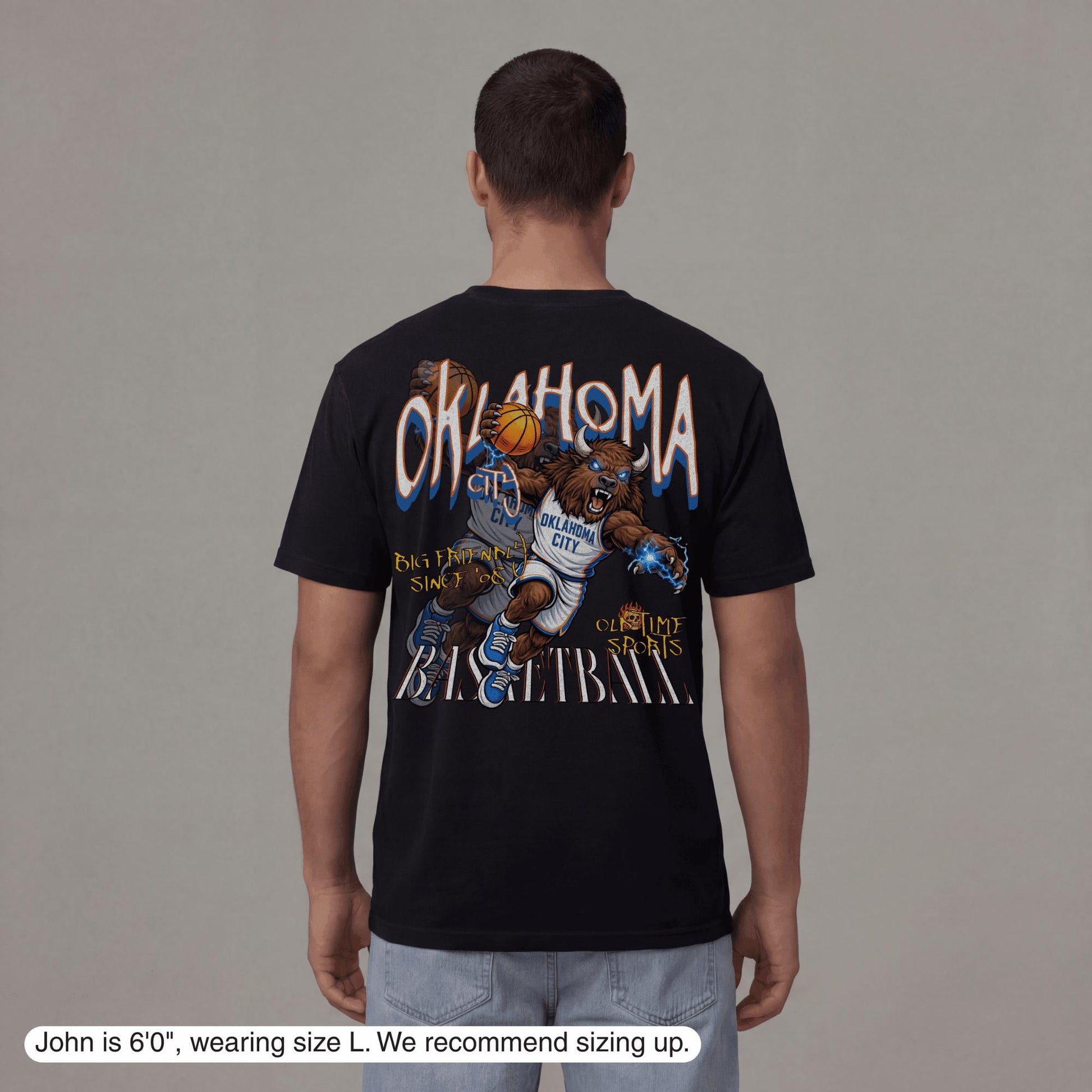 Oklahoma City Dunkman T-Shirt - Old Time Sports