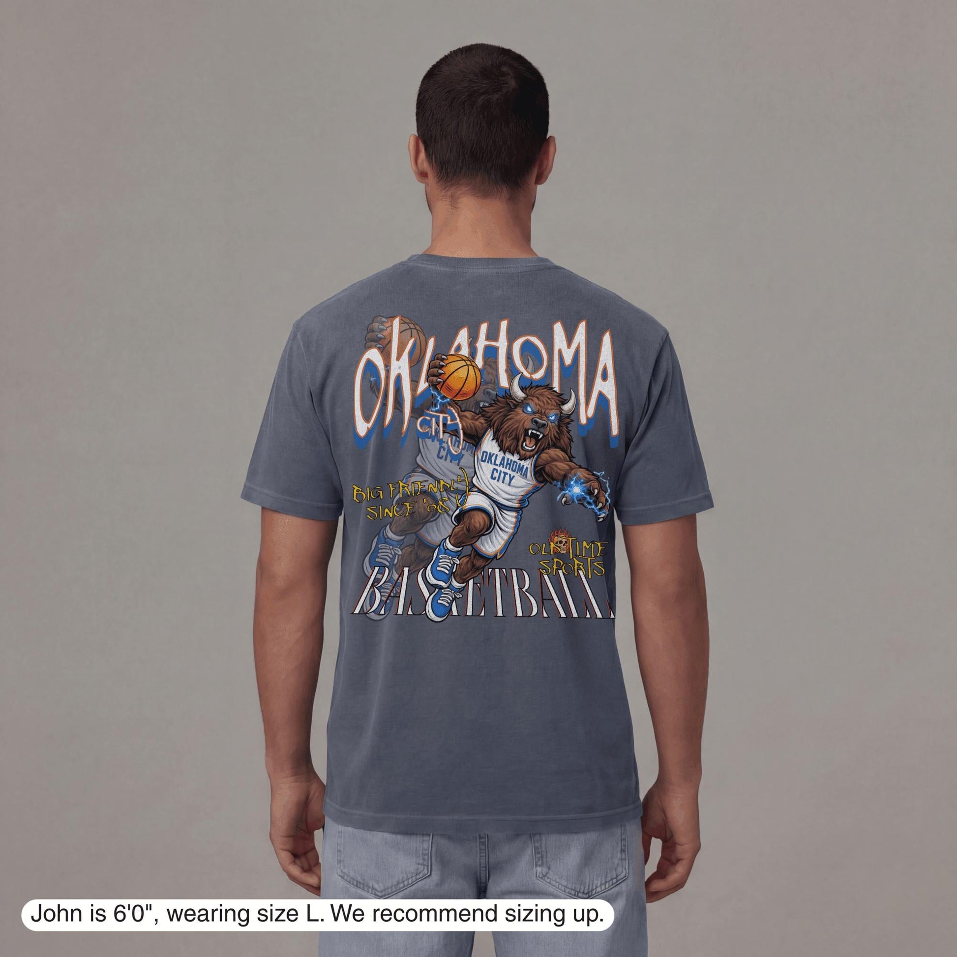 Oklahoma City Dunkman T-Shirt - Old Time Sports