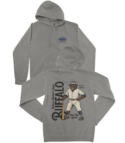 Old Time Buffalo Baseball Premium Hoodie - Old Time Sports