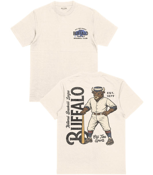 Old Time Buffalo Baseball T-Shirt