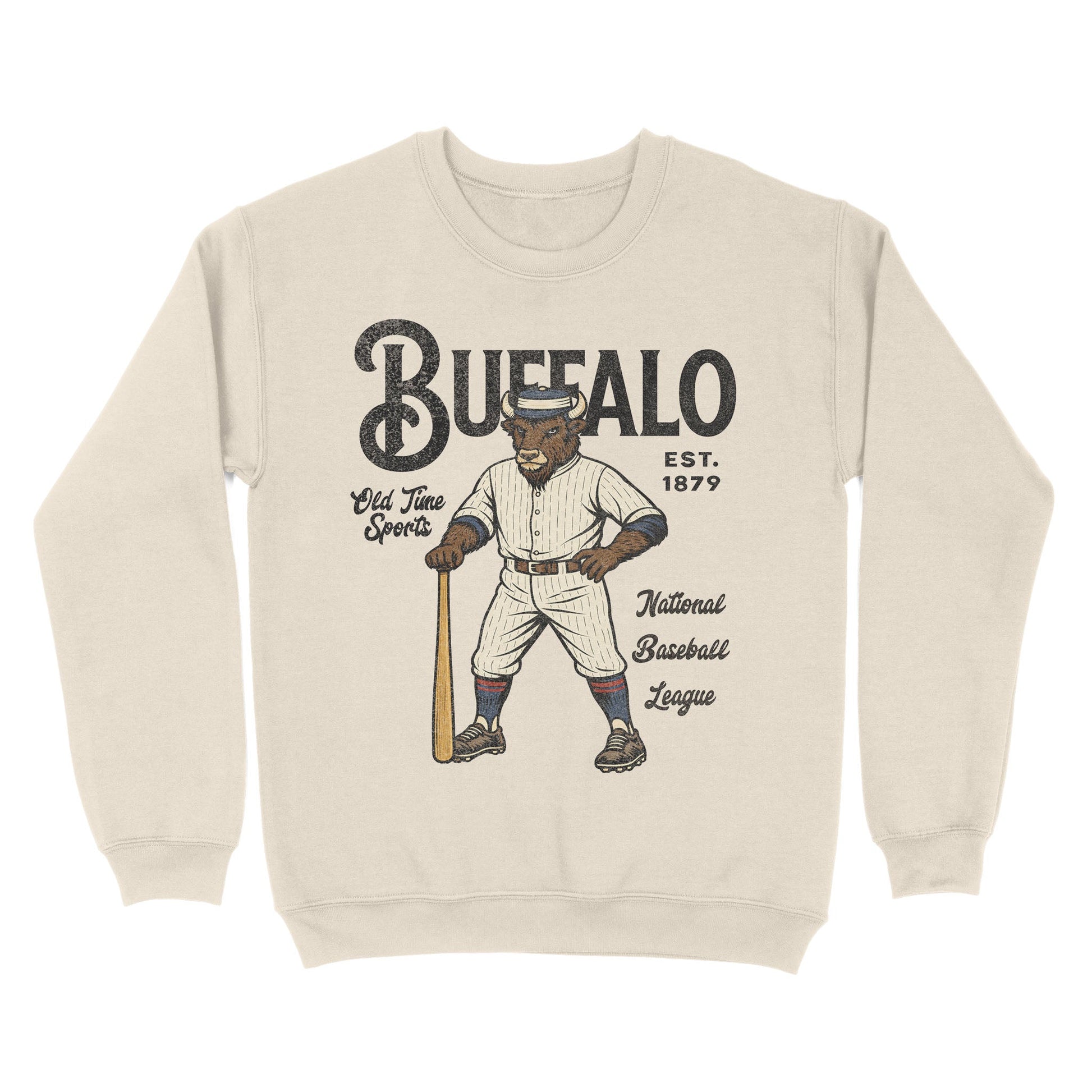Old Time Buffalo Basic Crewneck - Old Time Sports
