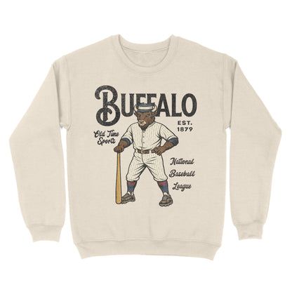 Old Time Buffalo Basic Crewneck - Old Time Sports