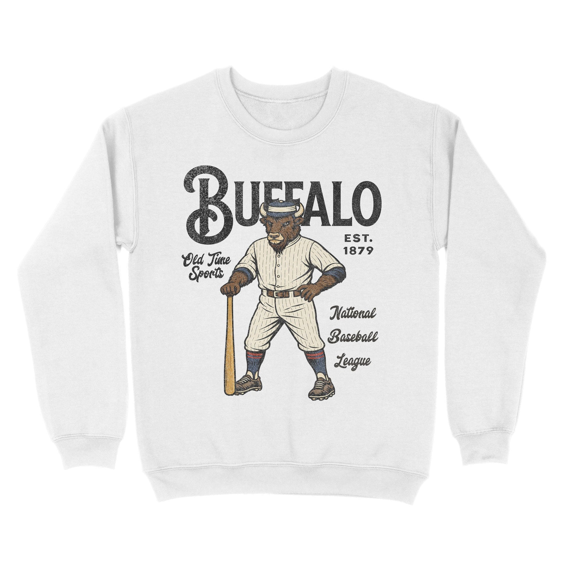 Old Time Buffalo Basic Crewneck - Old Time Sports