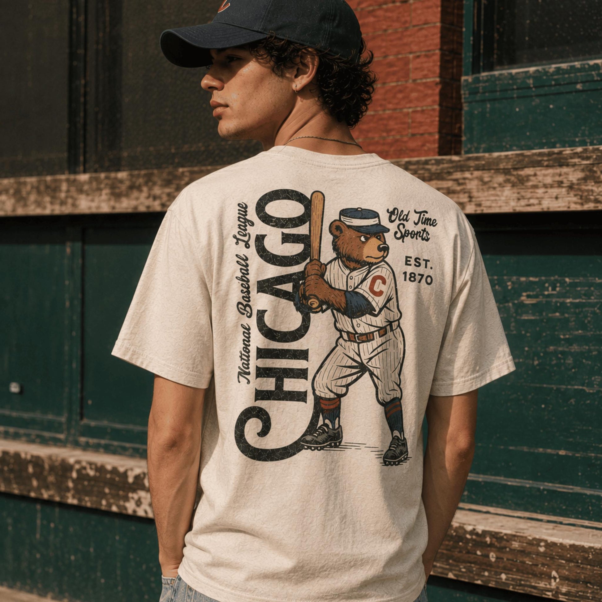 Old Time Chicago Baseball T-Shirt - Old Time Sports