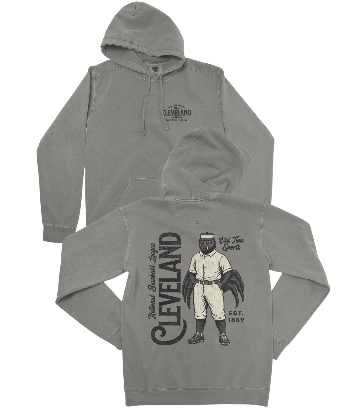 Old Time Cleveland Baseball Premium Hoodie - Old Time Sports