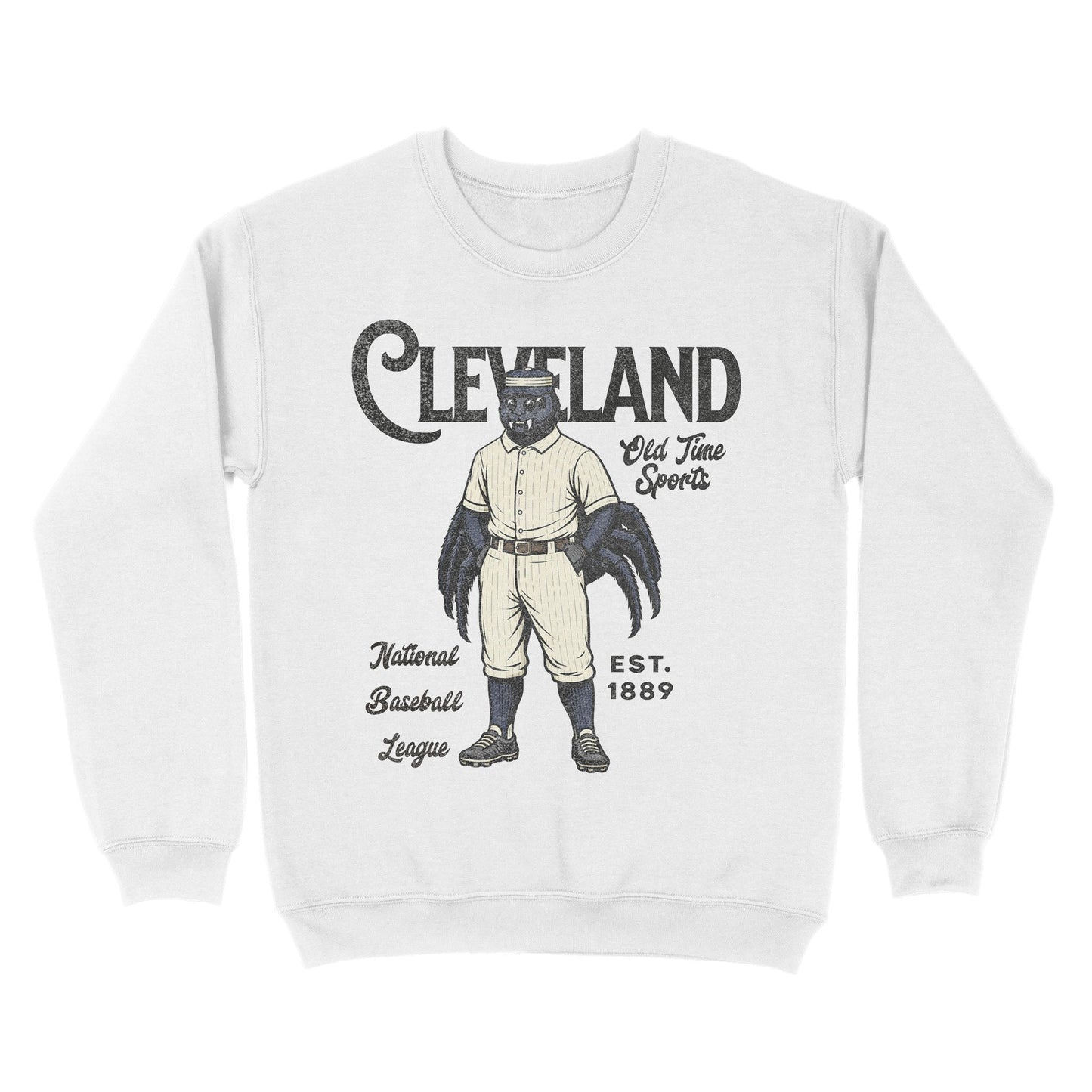 Old Time Cleveland Basic Crewneck - Old Time Sports