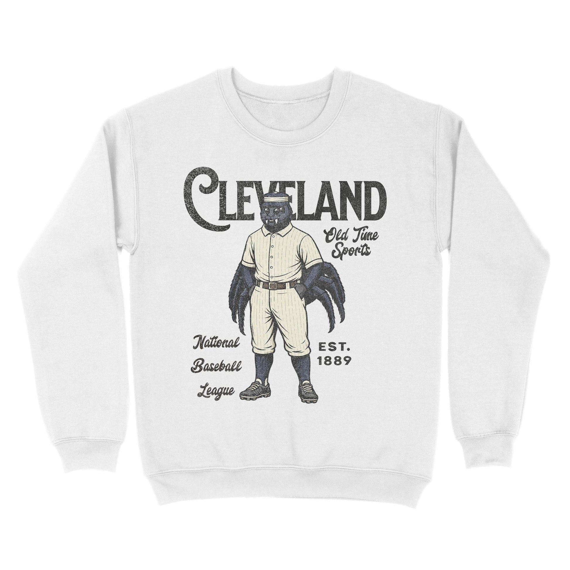 Old Time Cleveland Basic Crewneck - Old Time Sports