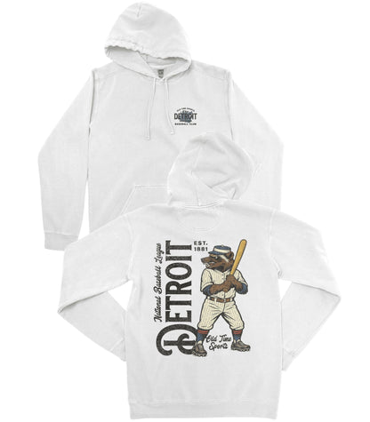 Old Time Detroit Baseball Premium Hoodie - Old Time Sports