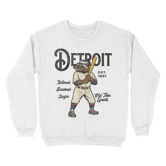 Old Time Detroit Basic Crewneck - Old Time Sports