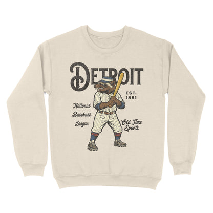 Old Time Detroit Basic Crewneck - Old Time Sports