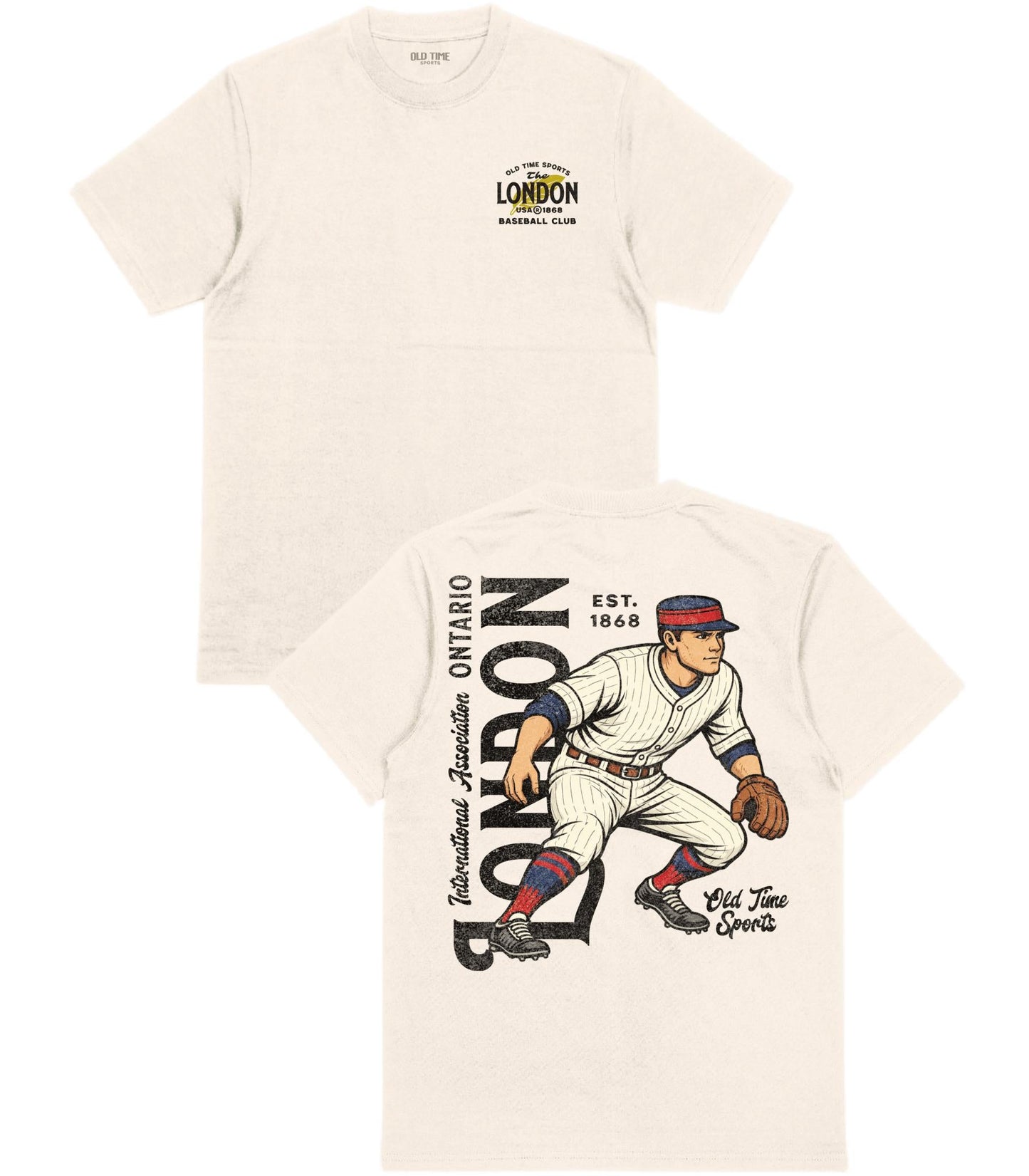 Old Time London Baseball T-Shirt - Old Time Sports