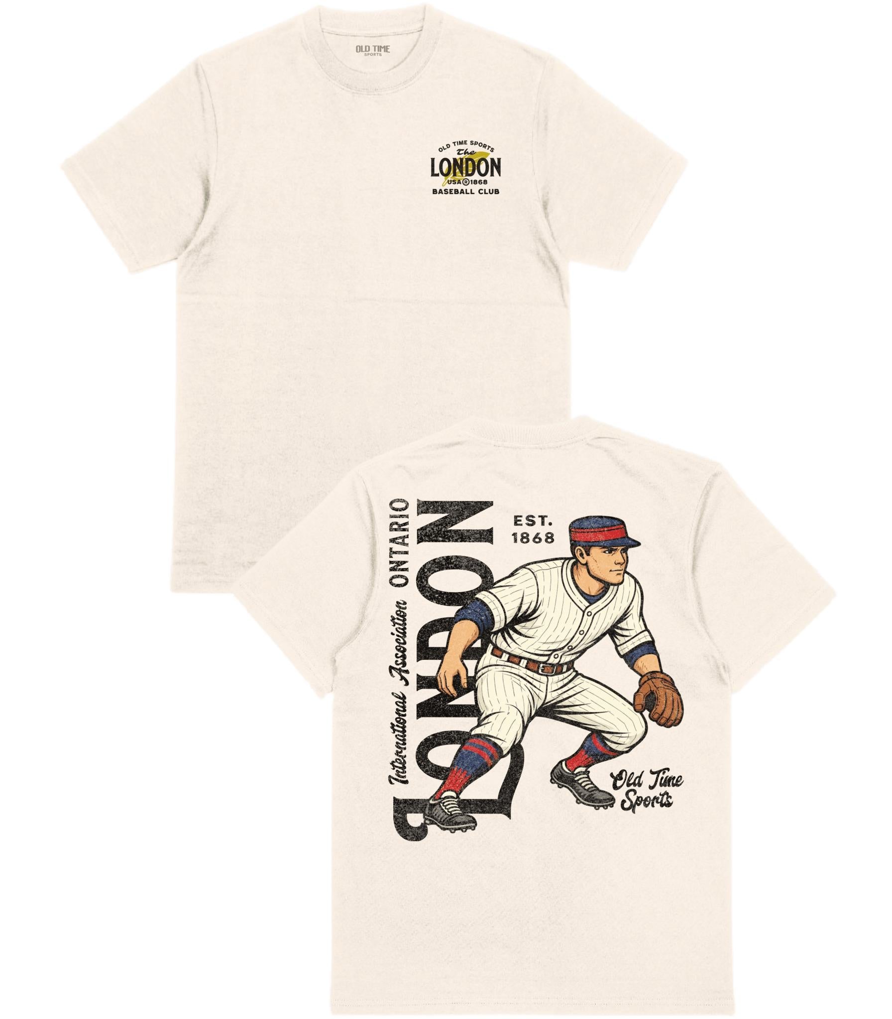 Old Time London Baseball T-Shirt - Old Time Sports