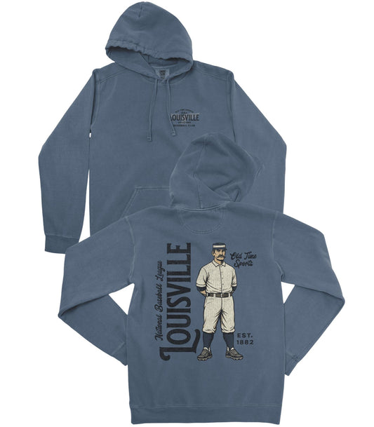 Old Time Louisville Baseball Premium Hoodie - Old Time Sports