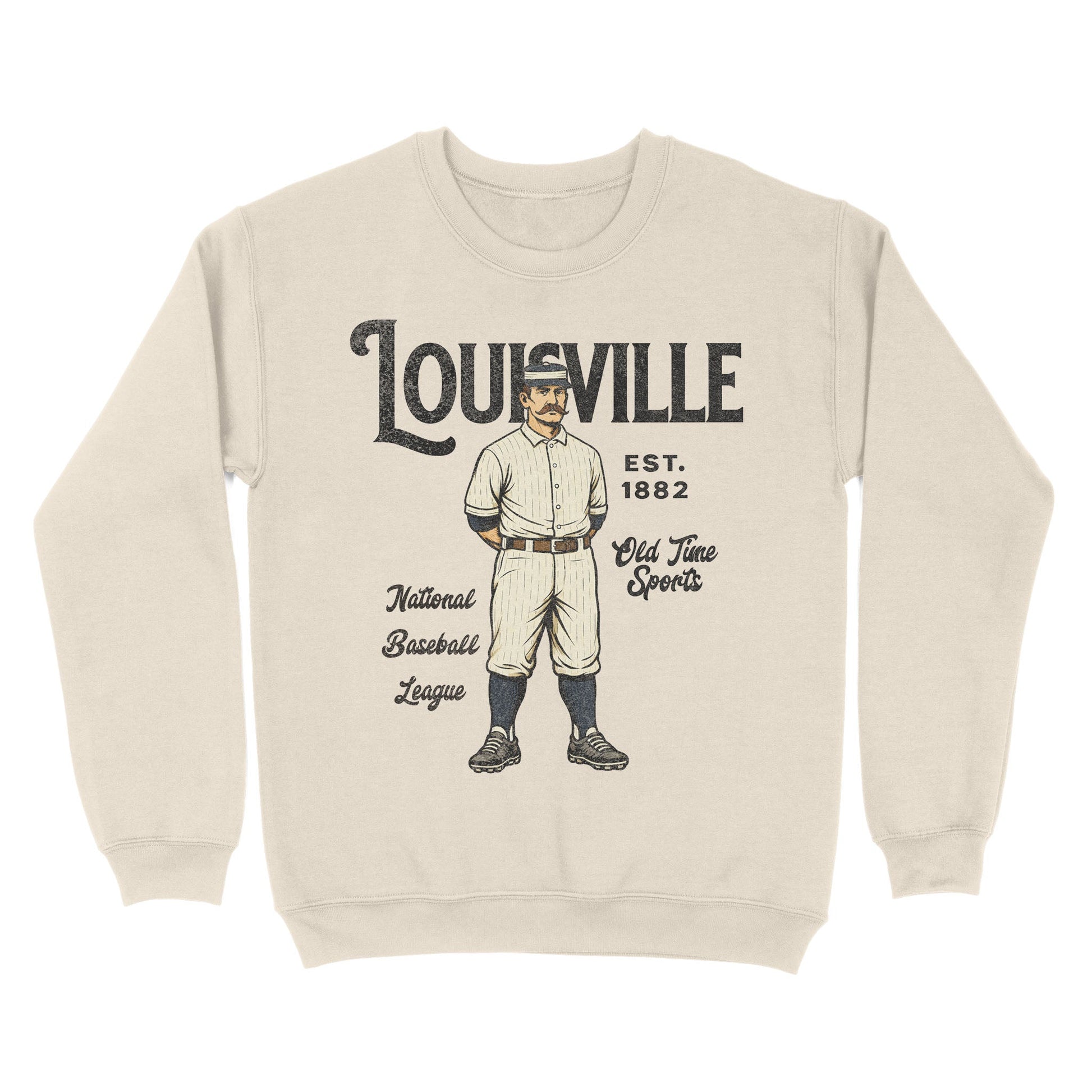Old Time Louisville Basic Crewneck - Old Time Sports