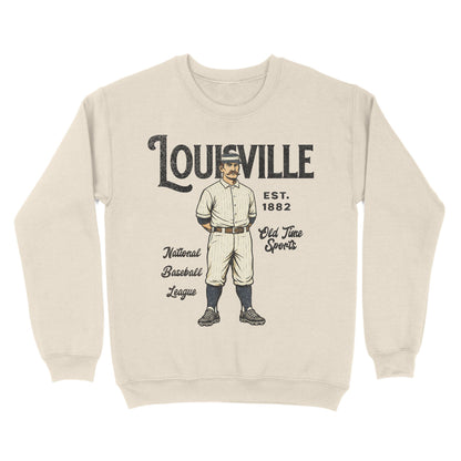 Old Time Louisville Basic Crewneck - Old Time Sports