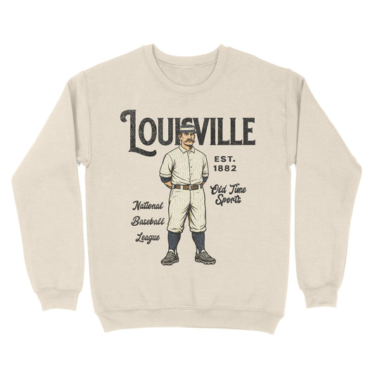 Old Time Louisville Basic Crewneck - Old Time Sports