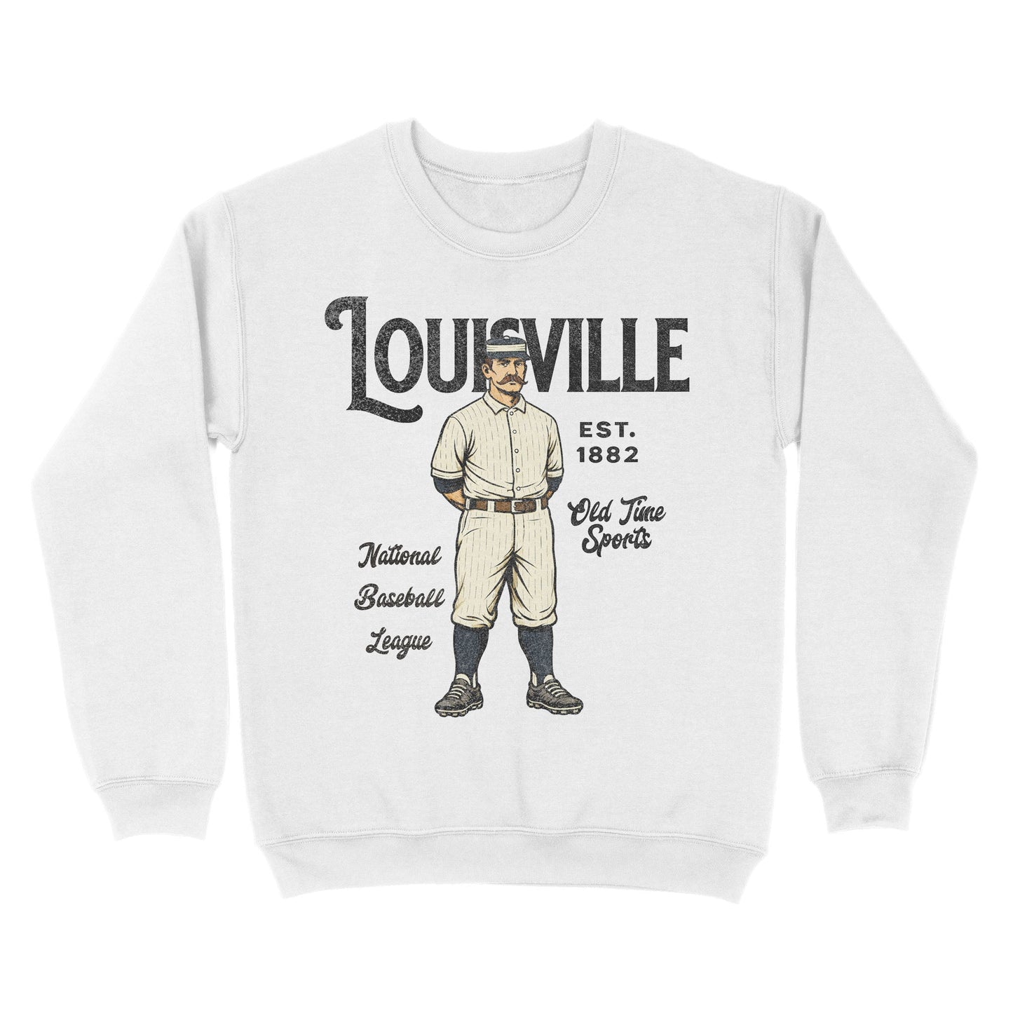 Old Time Louisville Basic Crewneck - Old Time Sports