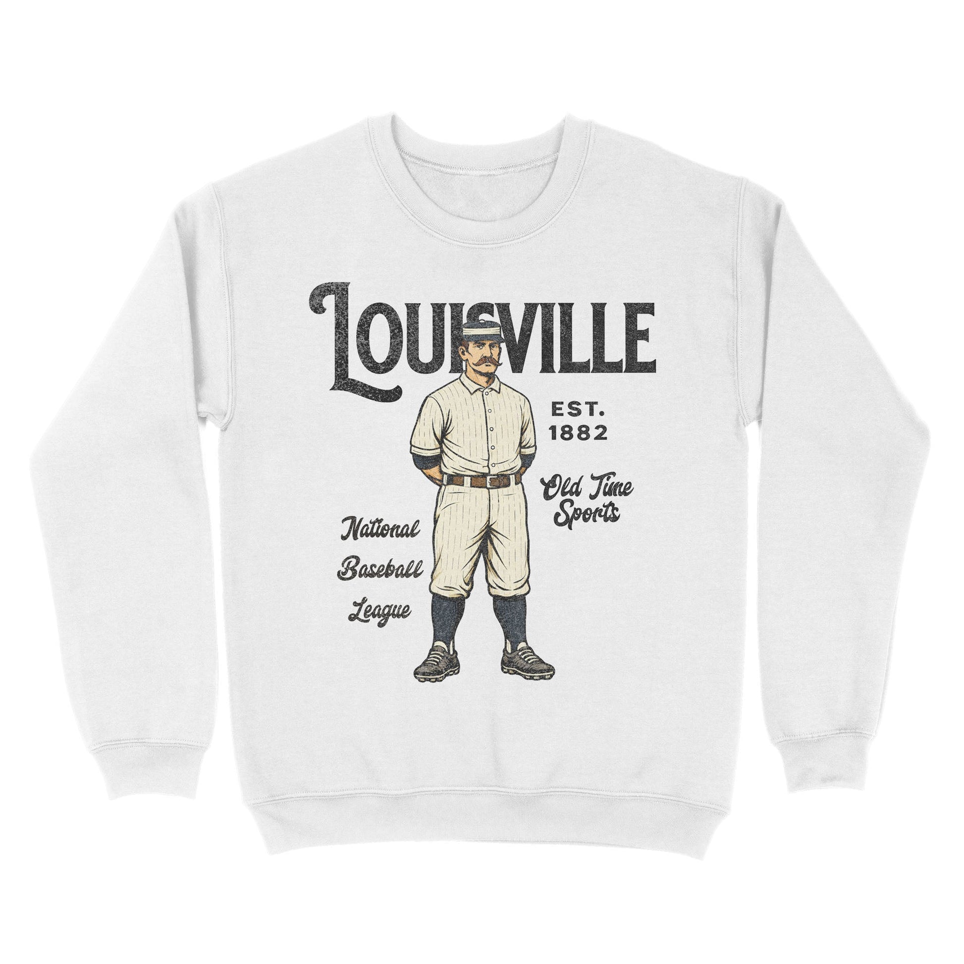 Old Time Louisville Basic Crewneck - Old Time Sports