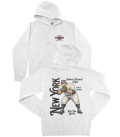 Old Time New York Baseball Premium Hoodie