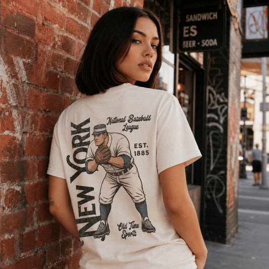 Old Time New York Baseball T-Shirt - Old Time Sports
