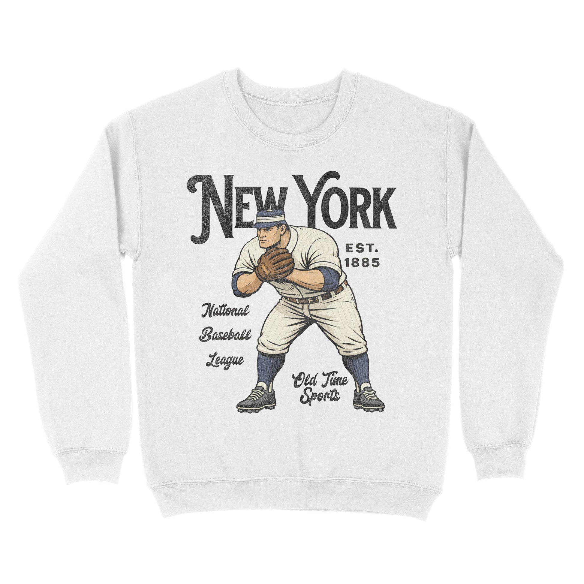 Old Time New York Basic Crewneck - Old Time Sports
