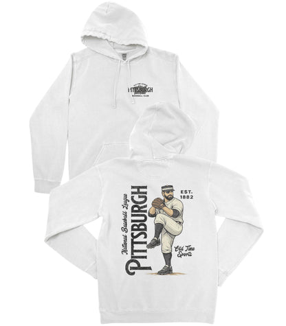 Old Time Pittsburgh Baseball Premium Hoodie - Old Time Sports