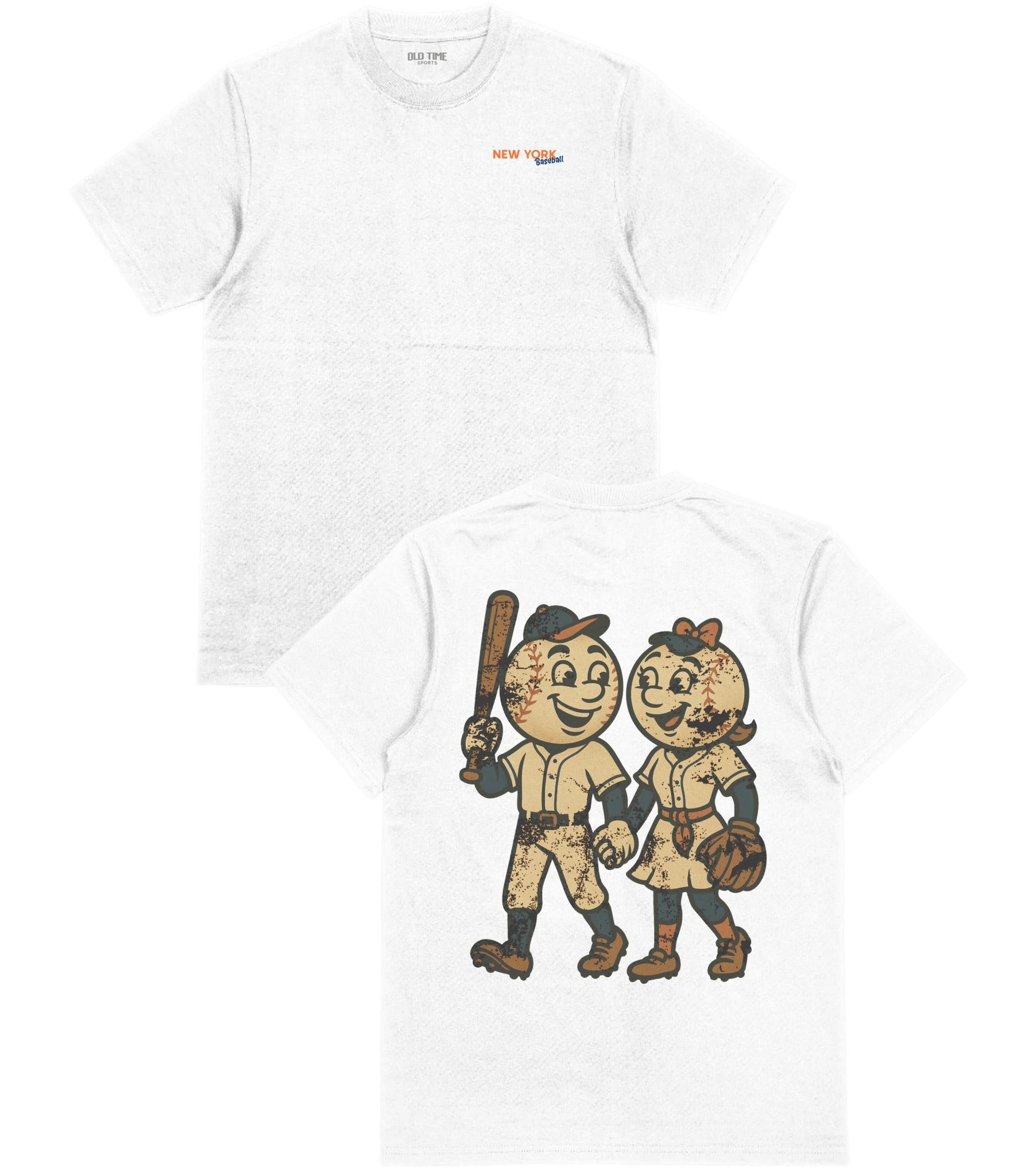 Old Time Queens Baseball T-Shirt