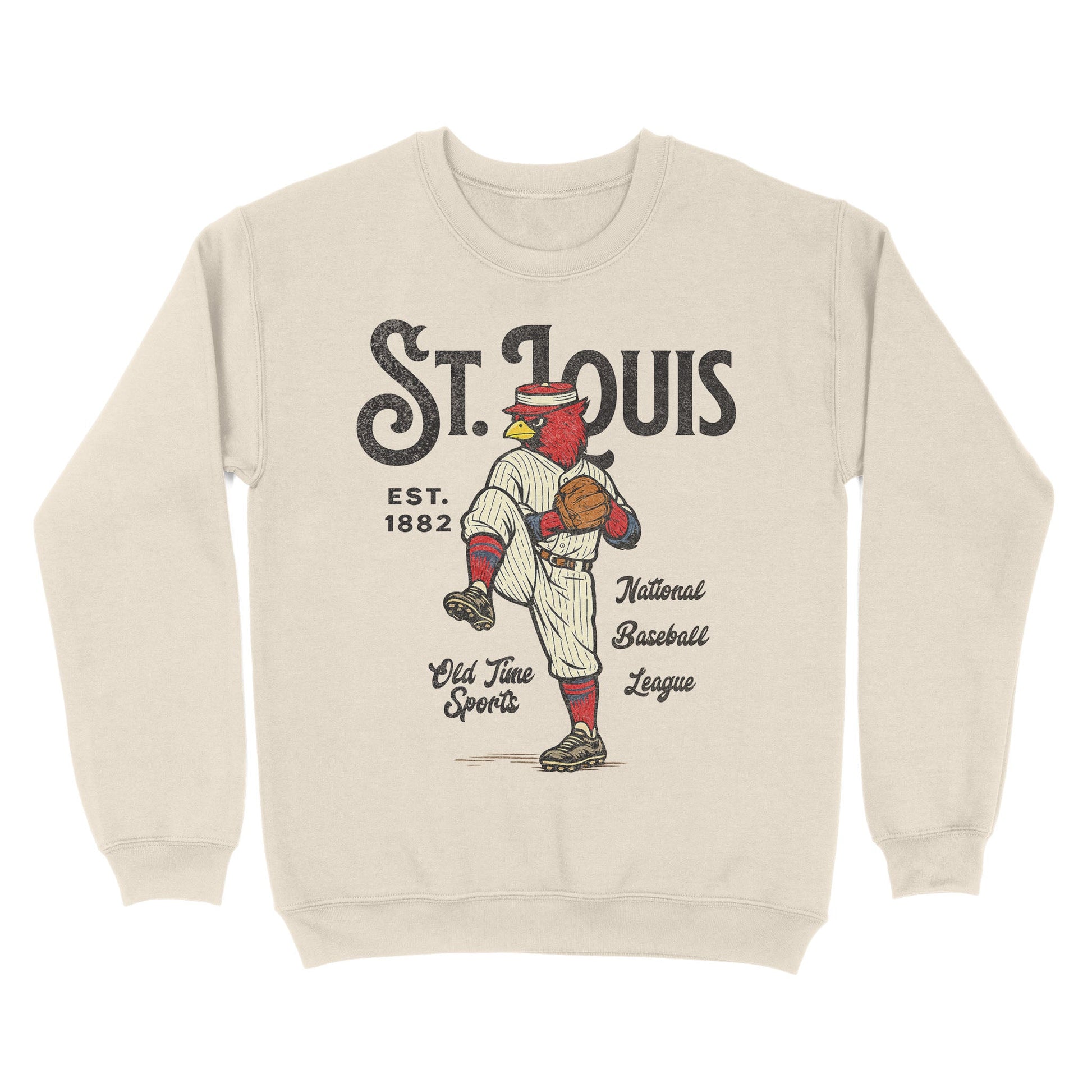 Old Time St. Louis Basic Crewneck - Old Time Sports