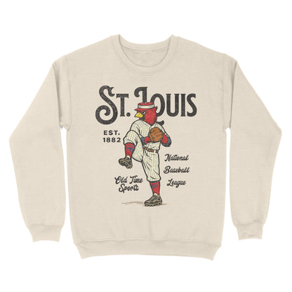 Old Time St. Louis Basic Crewneck - Old Time Sports