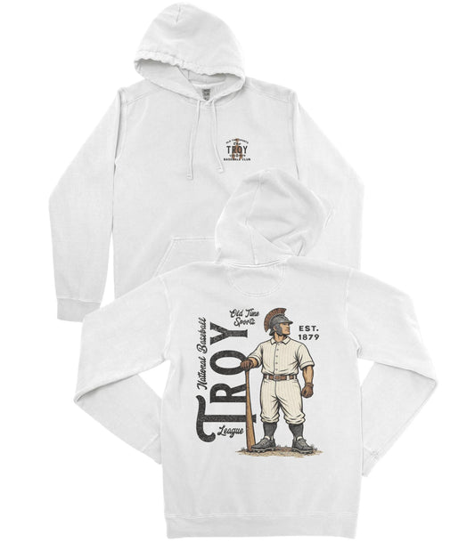 Old Time Troy Baseball Premium Hoodie - Old Time Sports