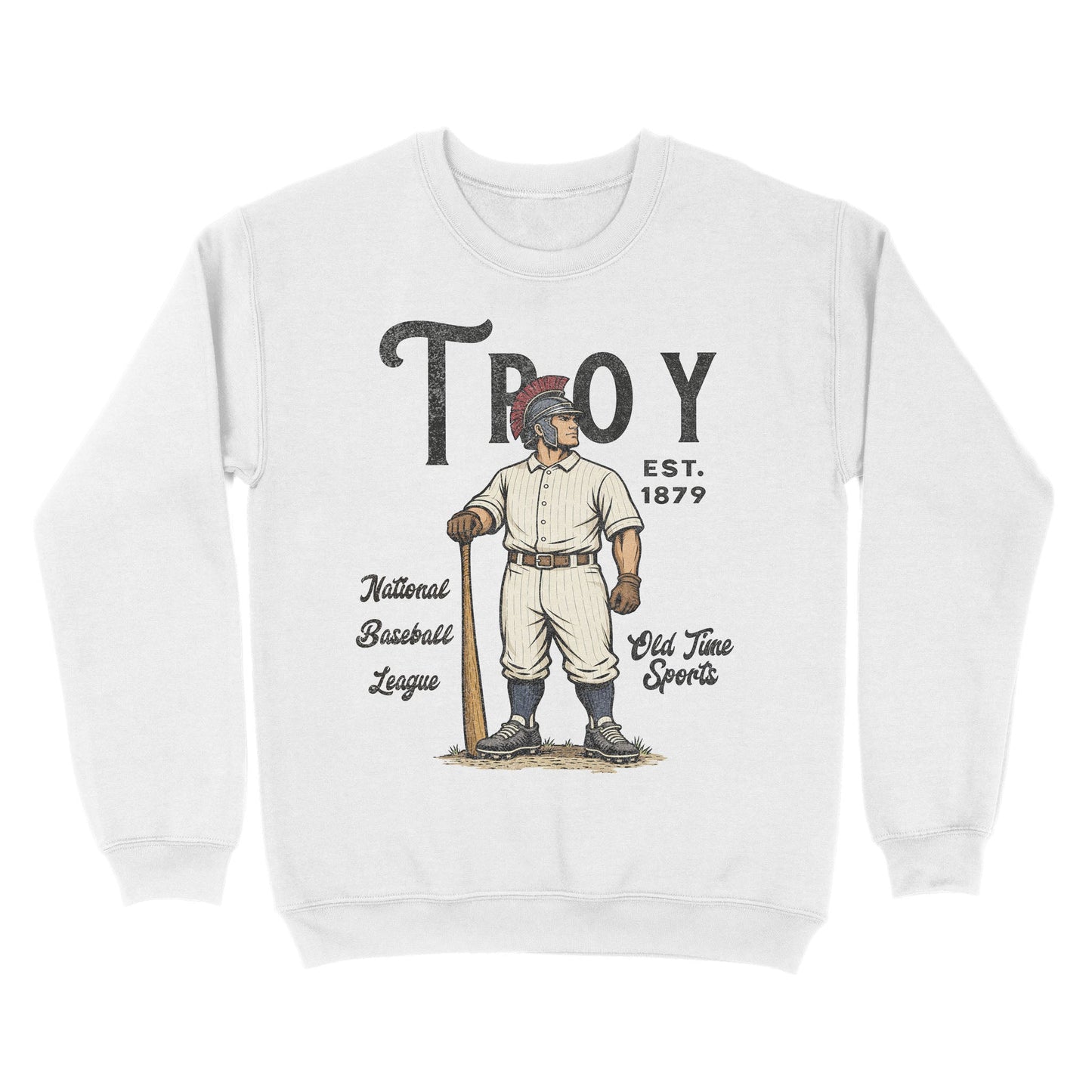 Old Time Troy Basic Crewneck - Old Time Sports
