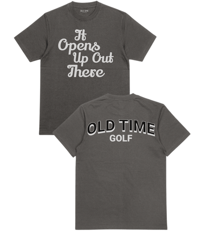 Opens Up Out There T-Shirt - Old Time Sports