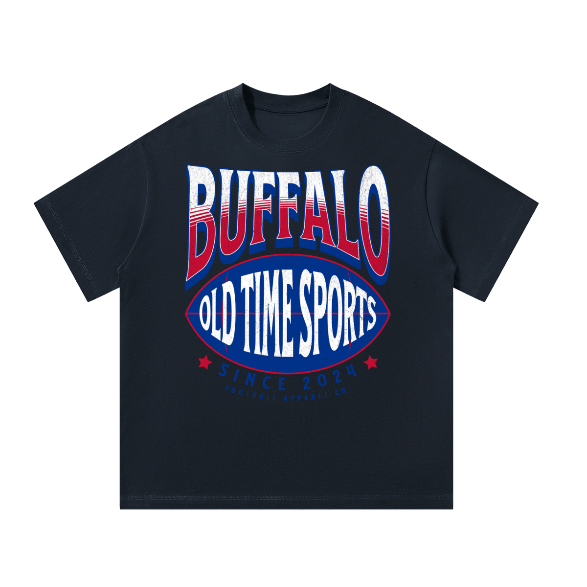 OTS Football BUF Heavyweight Tee - Old Time Sports