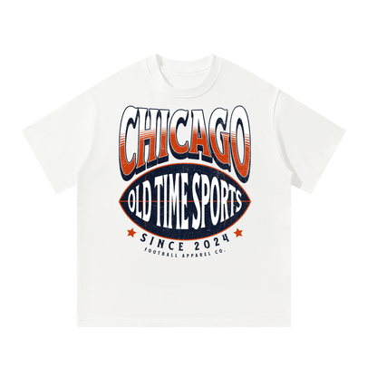OTS Football CHI Heavyweight Tee - Old Time Sports