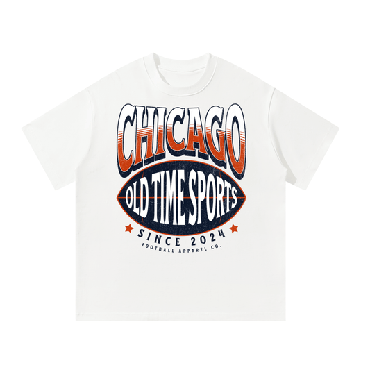 OTS Football CHI Heavyweight Tee - Old Time Sports