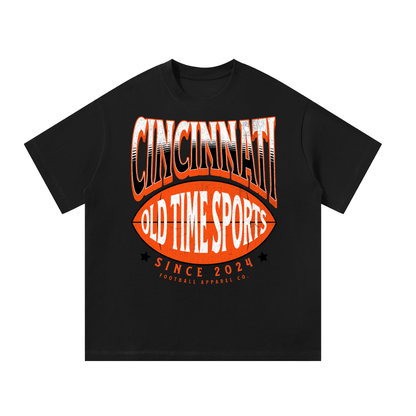 OTS Football CIN Heavyweight Tee - Old Time Sports