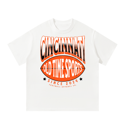 OTS Football CIN Heavyweight Tee - Old Time Sports