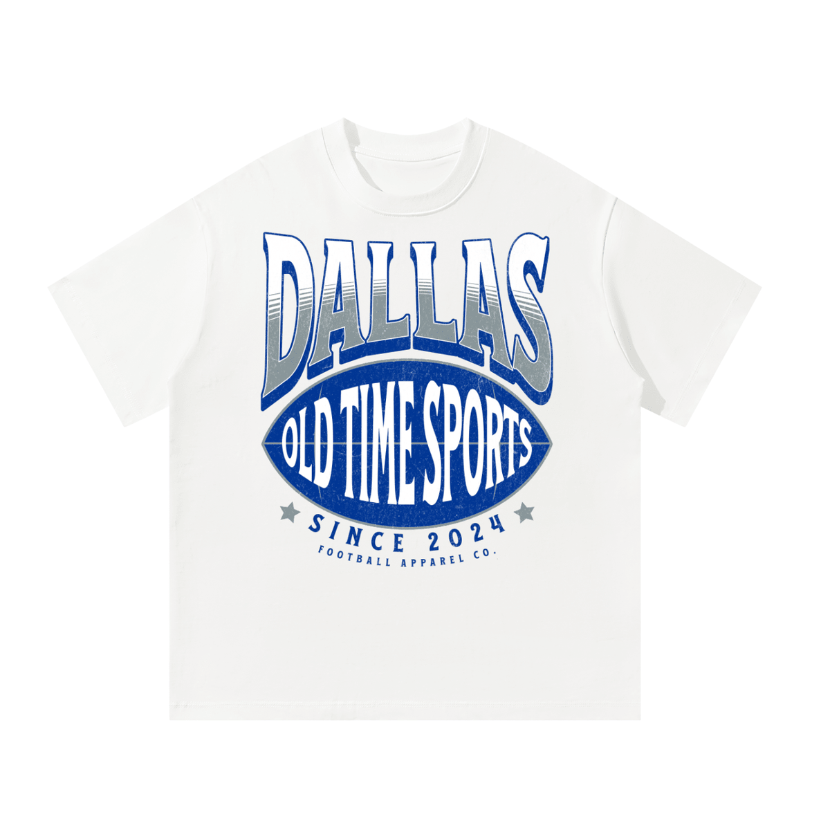 OTS Football DAL Heavyweight Tee - Old Time Sports